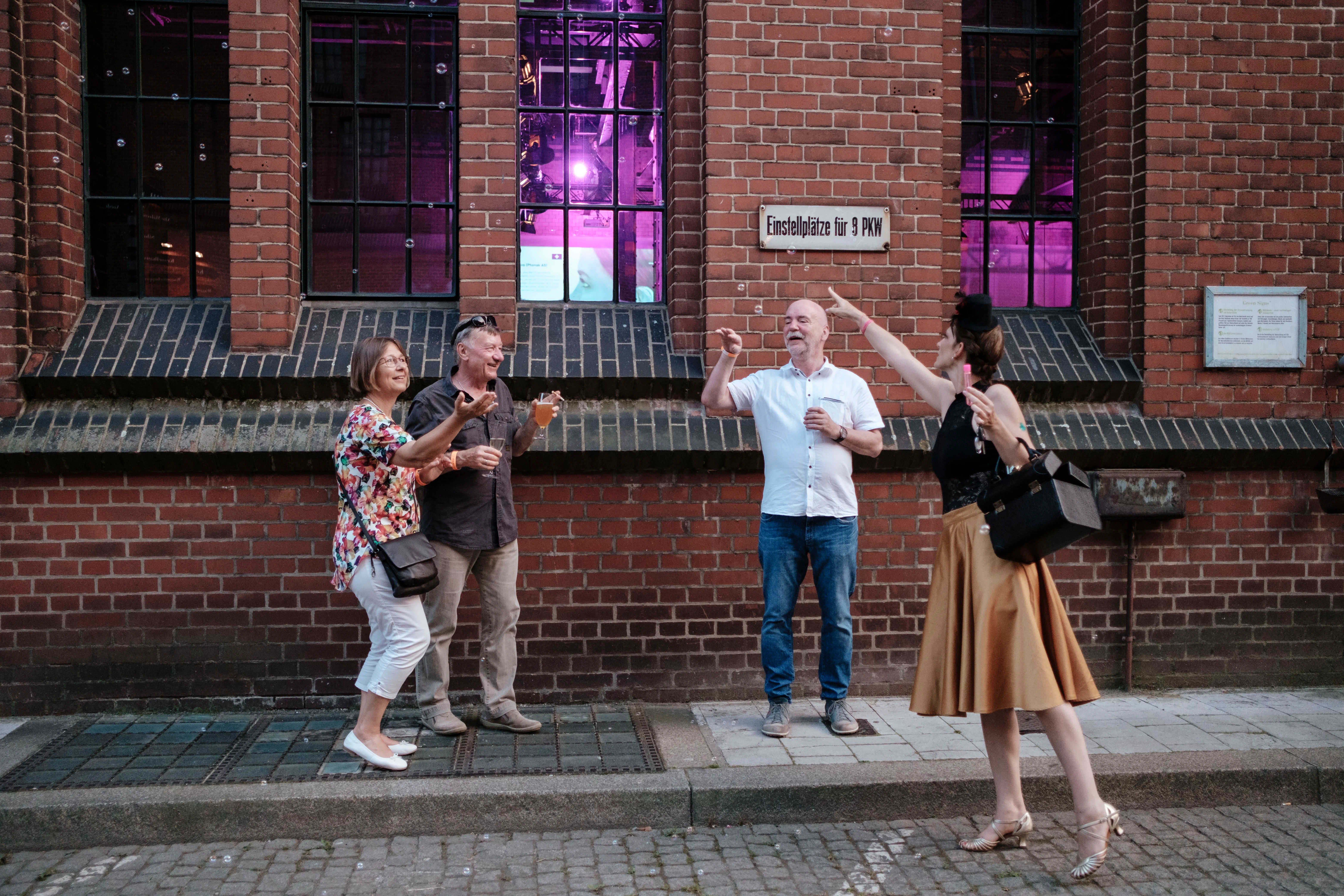 Johanna Lux beim magischen Gästeempfang