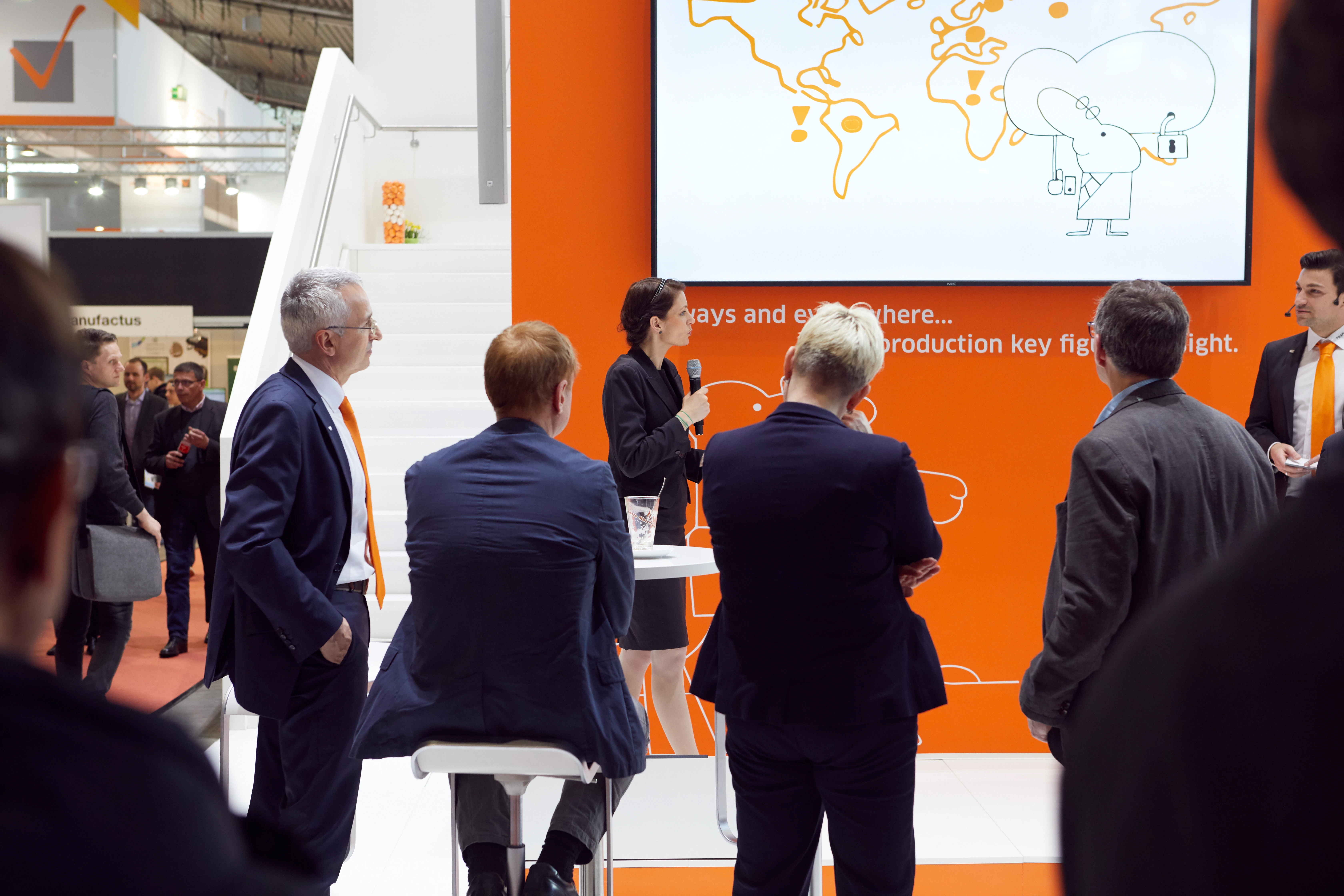 Johanna Lux bei der Messezauberei