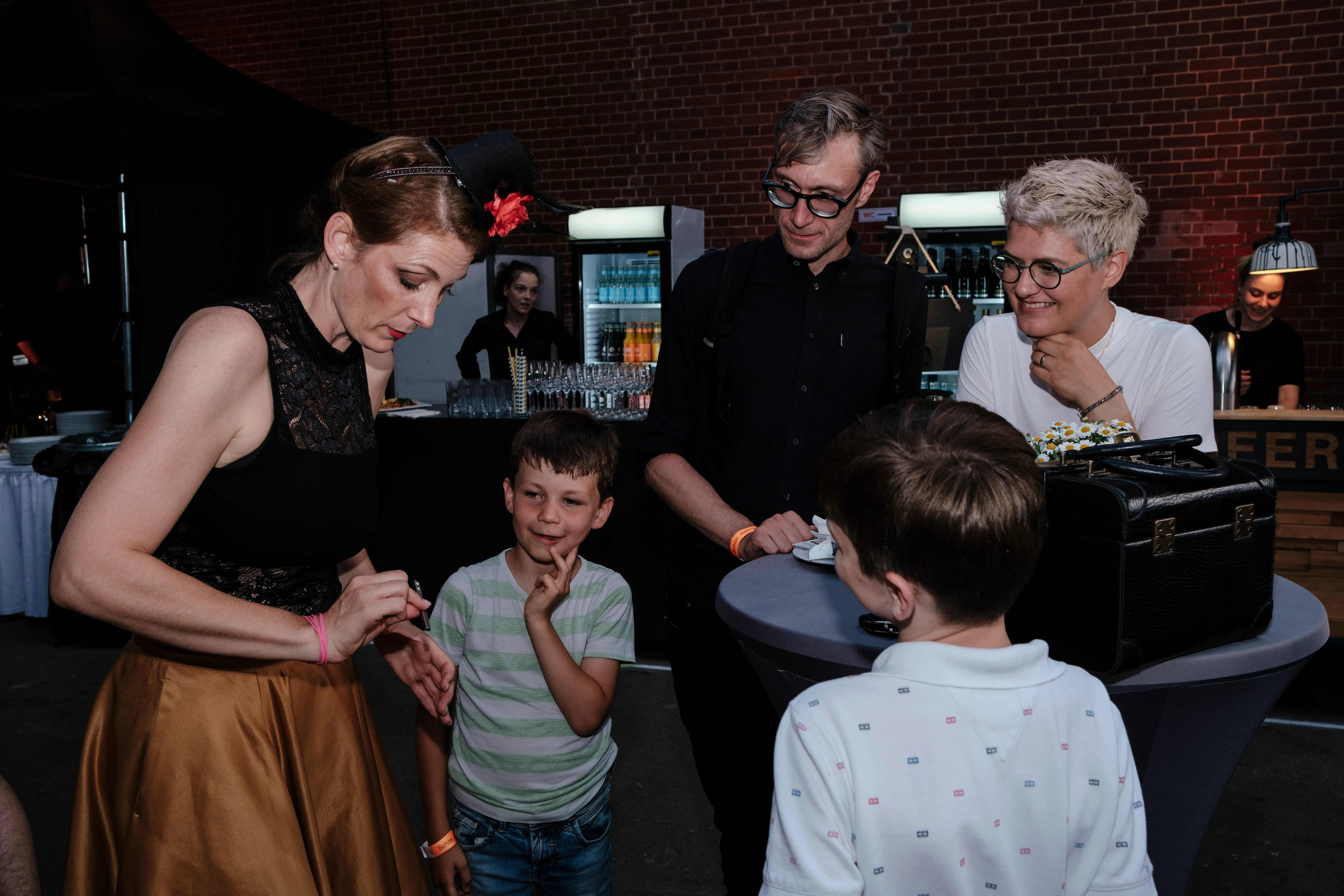 Johanna Lux beim magischen Gästeempfang