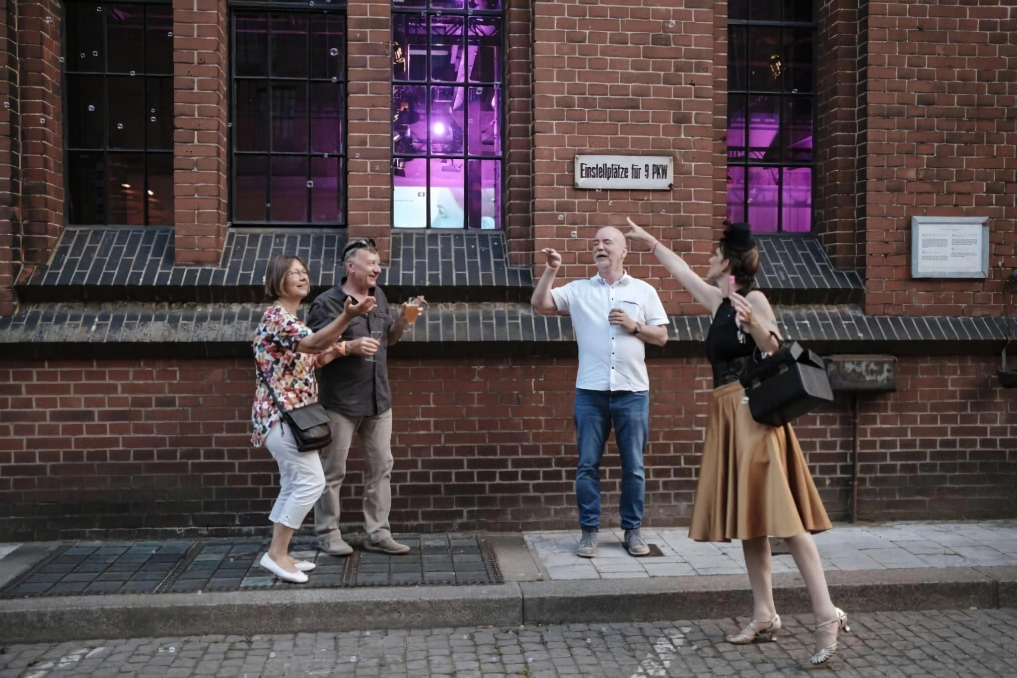 Johanna Lux beim magischen Gästeempfang